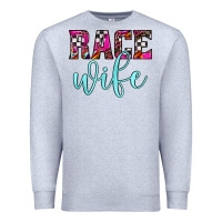 Heather Grey race wife Premium Sweatshirt - JahusDesignShop
