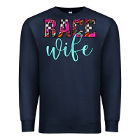 Navy race wife Premium Sweatshirt - JahusDesignShop