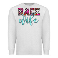 Oatmeal Heather race wife Premium Sweatshirt - JahusDesignShop
