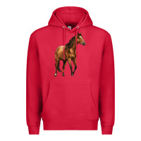 Cardinal Quarter Horse Premium Hoodie - LillyAllenDesigns
