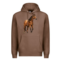 Chestnut Quarter Horse Premium Hoodie - LillyAllenDesigns