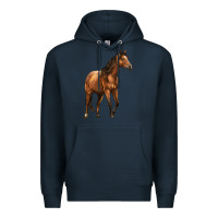 Navy Quarter Horse Premium Hoodie - LillyAllenDesigns