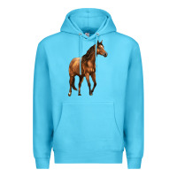 Ocean Blue Quarter Horse Premium Hoodie - LillyAllenDesigns