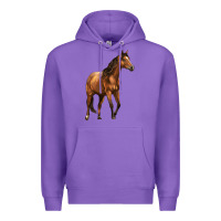 Purple Quarter Horse Premium Hoodie - LillyAllenDesigns