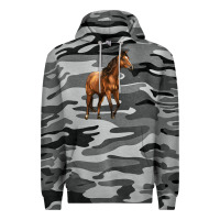 Slate Camo Quarter Horse Premium Hoodie - LillyAllenDesigns