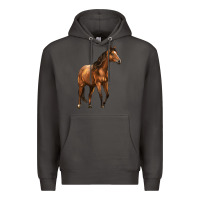 Smoke Quarter Horse Premium Hoodie - LillyAllenDesigns