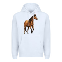 White Quarter Horse Premium Hoodie - LillyAllenDesigns