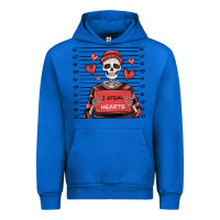 Cobalt i steal hearts skeleton valentine's day Urban Hoodie - MaliasSmallBusiness