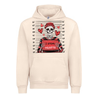Sandshell i steal hearts skeleton valentine's day Urban Hoodie - MaliasSmallBusiness