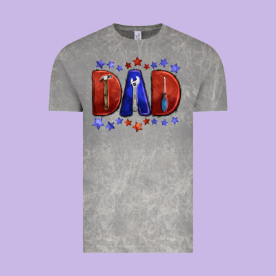 Tools For Dad Vintage Tee Designed By Barkaloodesign