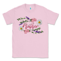 Bubblegum Pink floral mother Classic Tee - RanaPortraitStore
