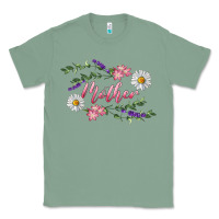 Sage floral mother Classic Tee - RanaPortraitStore