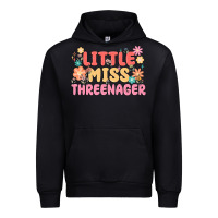 Black little miss threenager Urban Hoodie - MaliasSmallBusiness
