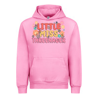 Fuchsia Pink little miss threenager Urban Hoodie - MaliasSmallBusiness