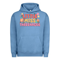 Pigment Pebble Blue little miss threenager Urban Hoodie - MaliasSmallBusiness