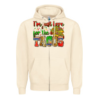 Sandshell i'm just here for the tacos Zipper Hoodie - Zillion Design Studio