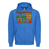 True Royal i'm just here for the tacos Zipper Hoodie - Zillion Design Studio