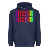 Navy lgbtq revolution Heavyweight Hoodie - HRA Design Shop
