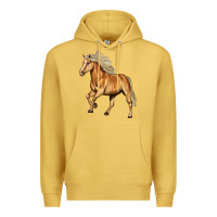 Antique Gold Haflinger Horse Premium Hoodie - LillyAllenDesigns