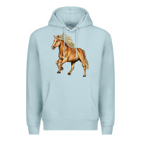 Blue Mist Haflinger Horse Premium Hoodie - LillyAllenDesigns