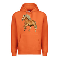 Carrot Haflinger Horse Premium Hoodie - LillyAllenDesigns