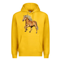 Lemon Haflinger Horse Premium Hoodie - LillyAllenDesigns