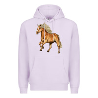 Lilac Haflinger Horse Premium Hoodie - LillyAllenDesigns