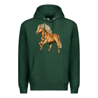 Sports Green Haflinger Horse Premium Hoodie - LillyAllenDesigns
