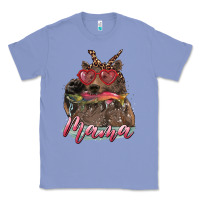Colony Blue mother's day mama bear wıth bandana and glasses Classic Tee - RanaPortraitStore