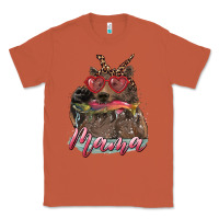 Copper mother's day mama bear wıth bandana and glasses Classic Tee - RanaPortraitStore