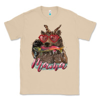 Mushroom mother's day mama bear wıth bandana and glasses Classic Tee - RanaPortraitStore