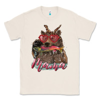 Natural mother's day mama bear wıth bandana and glasses Classic Tee - RanaPortraitStore