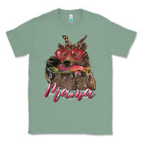 Sage mother's day mama bear wıth bandana and glasses Classic Tee - RanaPortraitStore