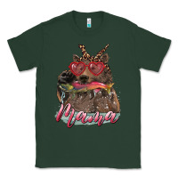 Sports Green mother's day mama bear wıth bandana and glasses Classic Tee - RanaPortraitStore