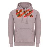 Vintage Zinc leopar and cowhide with mistletoe Vintage Hoodie - AdoDesignShop
