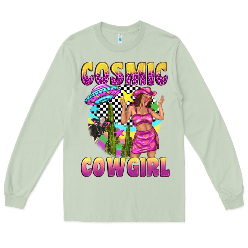 Cosmic Cowgirl Long Sleeve Tee by texasbilliewilder | Teevron