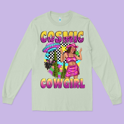 Long Sleeve Tee cosmic cowgirl