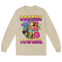 Mushroom cosmic cowgirl Long Sleeve Tee - texasbilliewilder
