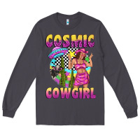 Smoke cosmic cowgirl Long Sleeve Tee - texasbilliewilder
