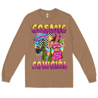 Toasted Coconut cosmic cowgirl Long Sleeve Tee - texasbilliewilder
