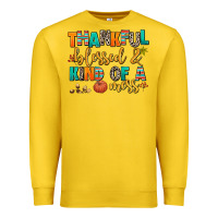 Lemon thankful  blessed and kind of a mess Premium Sweatshirt - AdoDesignShop