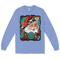 Colony Blue Santa Claus Joy Long Sleeve Tee - RanaPortraitStore