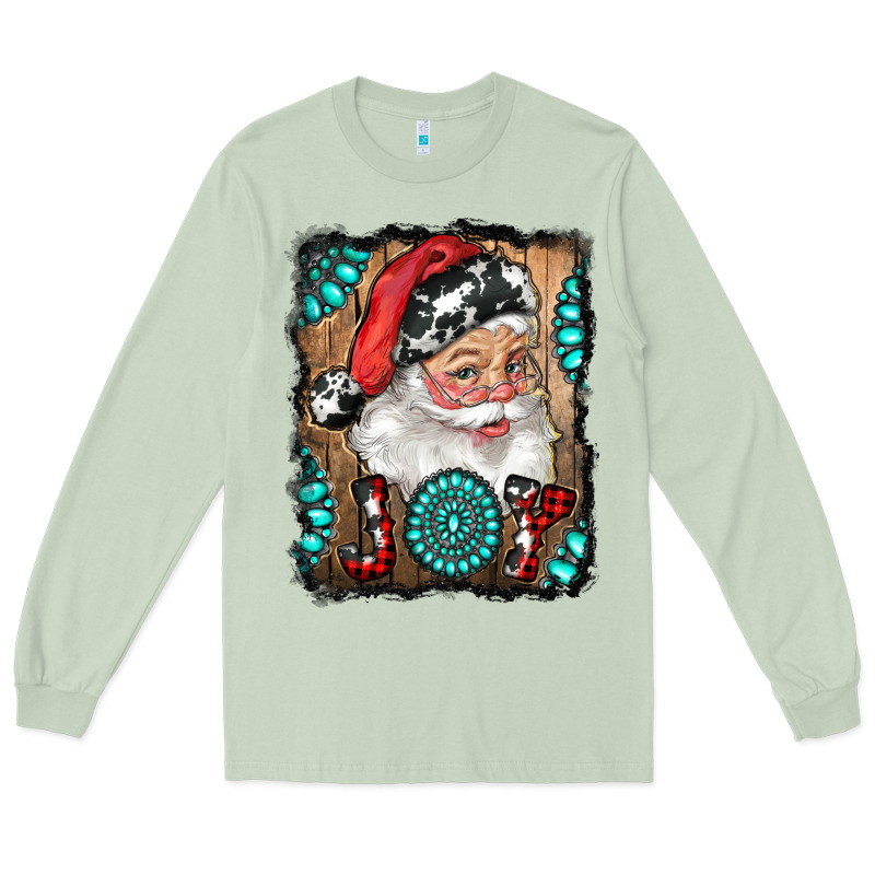 Santa Claus Joy Long Sleeve Tee by RanaPortraitStore | Teevron
