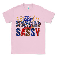 Bubblegum Pink star spangled and sassy billie wilder Classic Tee - texasbilliewilder