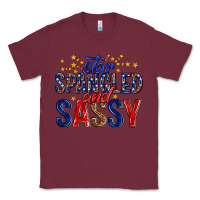 Burgundy star spangled and sassy billie wilder Classic Tee - texasbilliewilder