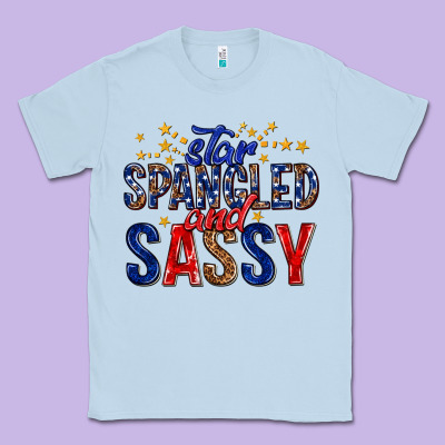 Classic Tee star spangled and sassy billie wilder