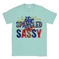 Seafoam star spangled and sassy billie wilder Classic Tee - texasbilliewilder