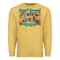 Antique Gold stressed depressed pumpkin spice obsessed Premium Sweatshirt - AdoDesignShop
