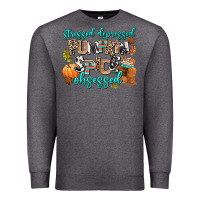 Charcoal Heather stressed depressed pumpkin spice obsessed Premium Sweatshirt - AdoDesignShop
