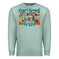 Seafoam stressed depressed pumpkin spice obsessed Premium Sweatshirt - AdoDesignShop